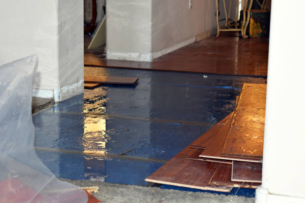 Professional Sewage Cleanup technician working in Connersville, IN